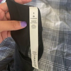 NWOT BLACK LULU TANK